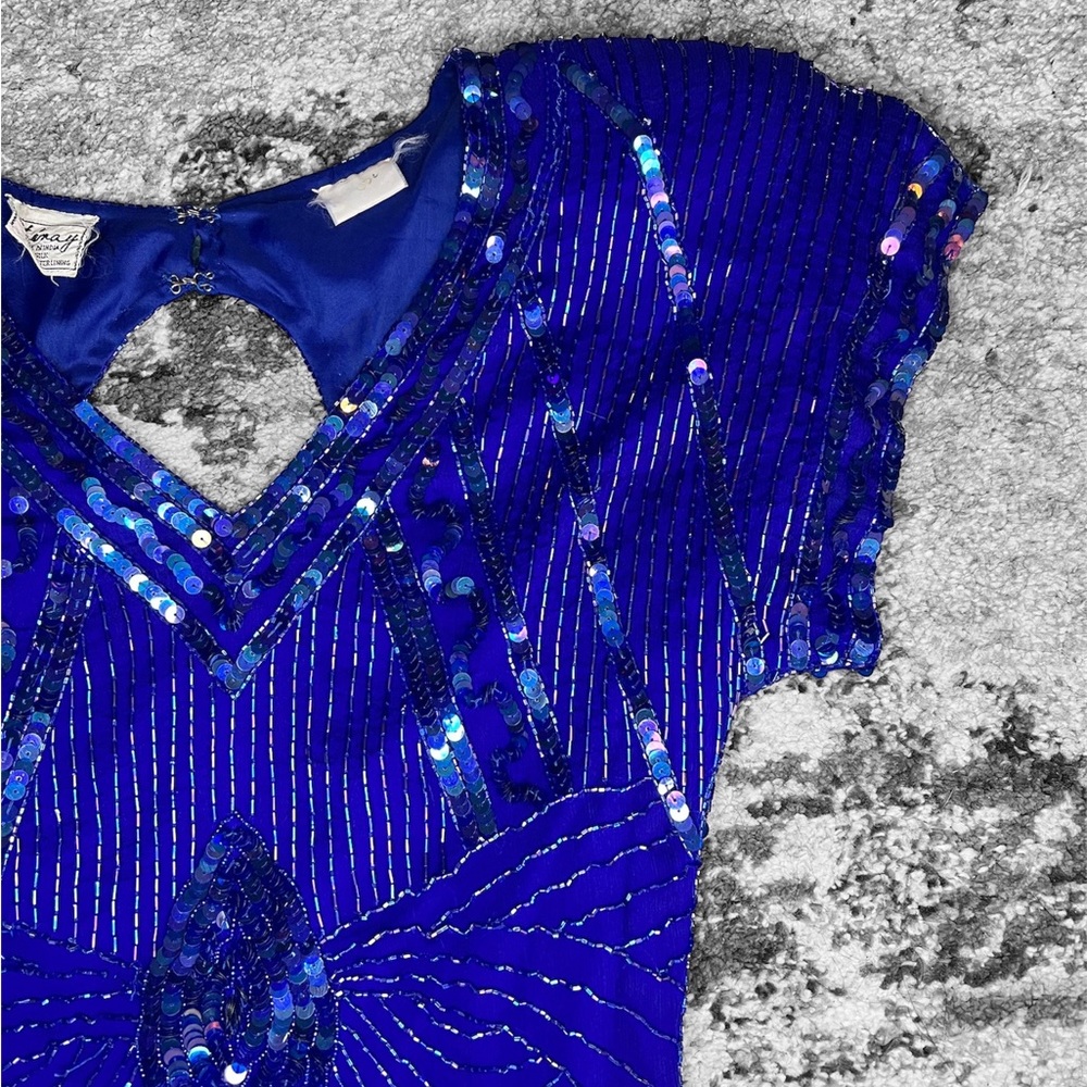 Vintage Stenay beaded dress - Picture 6 of 12